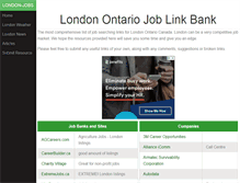 Tablet Screenshot of london-jobs.ca